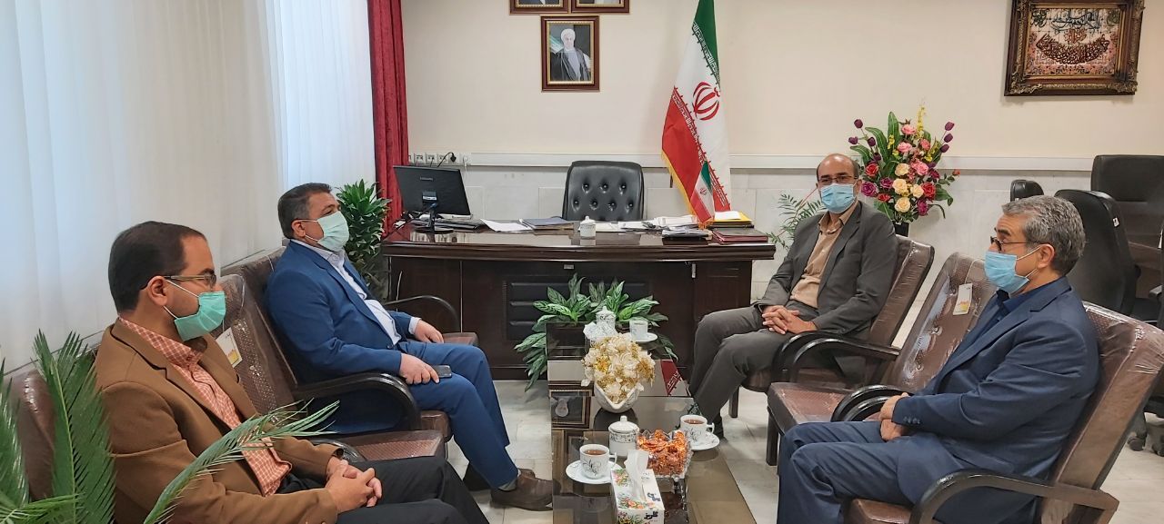 دیدارمعاون آموزش وترویج سازمان تحقیقات کشوربافرماندارشهرستان فردوس